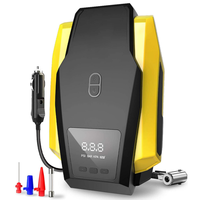 China-Made Portable Mini Tyre Inflator ABS & Zinc Air Compressor Pump with Chrome Plating ISO9001 Certified for Car & Bike Tires
