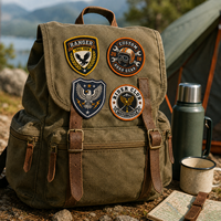 Badge d'identité personnalisé de précision 0,1 mm : Écusson de club brodé haute définition 12 000 points pour vestes et uniformes AWELLS