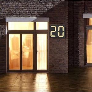 Panneaux d'adresse solaires, numéros de maison solaires à LED, numéros de maison avec éclairage - Product Image 4