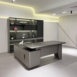 Hiện đại đơn giản CEO bàn với sơn nướng bàn văn phòng hiện đại bàn điều hành hiện đại đơn giản đồ nội thất văn phòng sang trọng - Product Image 2