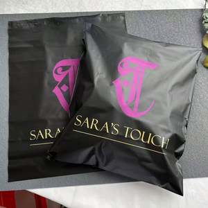 Sac d'expédition en PVC personnalisé haut de gamme, imperméable, noir mat, pour jupes, chapeaux, chemises, pantalons et chaussures - Product Image 1