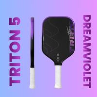 Vente flash - Raquette de pickleball SYPIK Triton5 Aeroflex 16 mm, surface texturée 4D, noyau en nid d'abeille Quantum PP, fibre de carbone Toray T700 V2