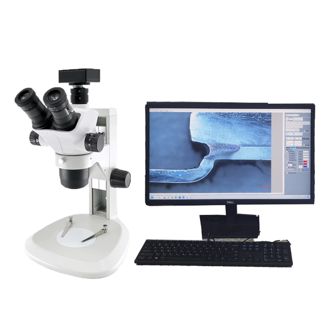 Penetration Stereo Microscope Welding Penetration Upright 3D Images Metallurgical Microscope