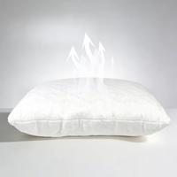 Oreiller de lit en peluche douce - Oreiller respirant en fibres alternatives au duvet pour dormir, oreiller matelassé blanc style hôtel