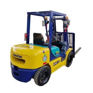 Made Japan 3 Ton for <b>Used</b> Diesel Engine Forklift 2 Stage Mast Heavy Duty <b>Pallet</b> Truck 4.5M Lift Low Consumption High - Product Image 1