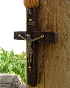 Fatto a mano Super santo grande 16 pollici perline Mix <span class=keywords><strong>Rosario</strong></span> naturale Catholic legno Jesus Cross XL grande muro Christian - Product Image 3