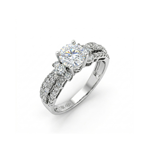 แหวนแต่งงานเพชรแล็บโกรว์ 1 กะรัต ทองแท้ S925/10K/14K/18K คุณภาพ VVS-VS ทรงบริลเลียนต์ รับรองโดย IGI สำหรับงานปาร์ตี้ - Product Image 1