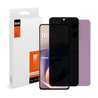 Protection d'écran en verre trempé anti-espion plat 2.5D 9H de luxe OEM pour Motorola Moto G Stylus 5G 2026