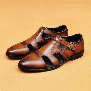 En el verano de 2025 sandalias de moda hechas a mano de diseñador, ropa formal de cuero genuino y zapatos de cuero Romano - Product Image 6