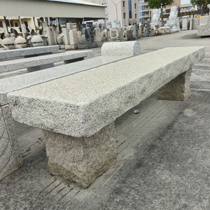 Meubles de jardin, chaises pour la maison, la cour et l'école, bancs et tabourets modernes en pierre de granit naturelle sculptée, bancs de paysage - Product Image 4