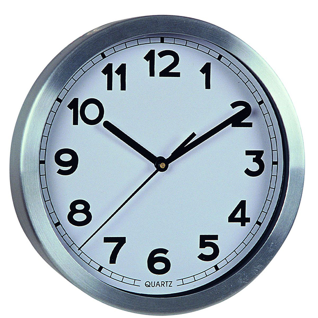 Smart WiFi Controller Digital Wall Clock with Antique Style and Modern Design Alumi Material Custom Logo