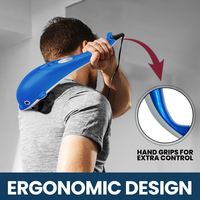 Fabrikverkauf Delfin-Massagestab Elektrischer Vibrationsmassagehammer Handgehaltener Nacken- und Rückenmassagegerät