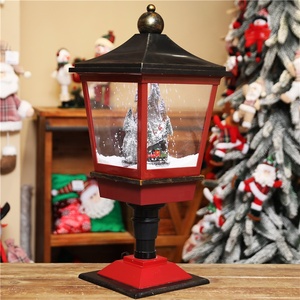 Christmas Musical Lamp <strong>Lantern</strong> with Snowing Effect for Festival Decorations - Product Image 2