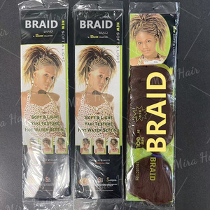 Cheveux à Tresser Synthétiques Jumbo de 82 Pouces, 165g, Qualité Supérieure, Doux, Africains, Lisses, Pré-Étires pour Femmes, Vente en Gros - Product Image 6