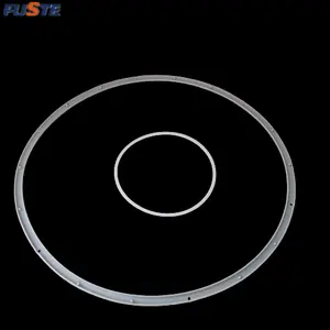 Chất lượng cao nhà sản xuất linh hoạt tùy chỉnh vòng tròn lớn màu xám trắng cao su Silicone seal Ring của tất cả các loại kích cỡ