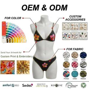 Maillots <span class=keywords><strong>de</strong></span> <span class=keywords><strong>bain</strong></span> en crochet <span class=keywords><strong>de</strong></span> haute qualité pour femmes, design personnalisé par les fabricants, vêtements <span class=keywords><strong>de</strong></span> plage <span class=keywords><strong>de</strong></span> luxe, bikini à fleurs perlées, <span class=keywords><strong>maillot</strong></span> <span class=keywords><strong>de</strong></span> <span class=keywords><strong>bain</strong></span> brésilien - Product Image 4