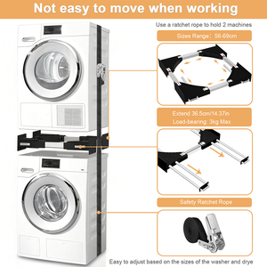 Black Washers Dryer Stacking Kit W521 <b>Laundry</b> Stacking Kit for Washer/Dryers - Product Image 6