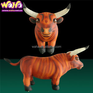 Disfraces Inflables Gigantes de <span class=keywords><strong>Toro</strong></span> de Dibujos Animados con Ventilador Incorporado, Tamaño y Color Personalizables para el Festival de la Carrera de Toros - Product Image 1