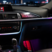 Nueva Actualización de Luz Ambiental ZYCELA F30 F36 12V para Serie 3/4 Gran Coupé, Accesorios LED Interiores Dinámicos de 64 Colores