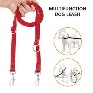 Correa Doble para Perros de Nailon de Diseño Personalizado, Correas Dobles para Perros de Alta Calidad con Logotipo - Product Image 1