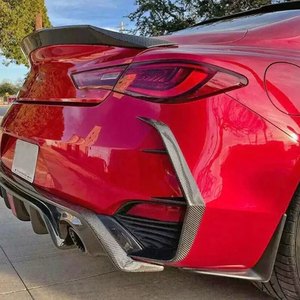 Applicabile a <span class=keywords><strong>Infiniti</strong></span> <span class=keywords><strong>Infiniti</strong></span> Q60 parti modificate in fibra di carbonio barra posteriore coltello ad aria Non distruttivo installazione di Spoiler - Product Image 1
