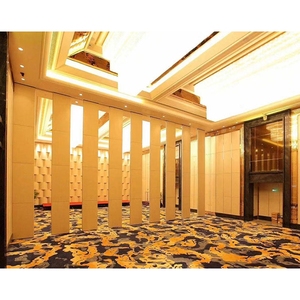 Foldable Wooden Folding Operable <strong>Sliding</strong> Movable Soundproof <strong>Partition</strong> <strong>Wall</strong> Including Track Hardware Rollers Accessories - Product Image 5