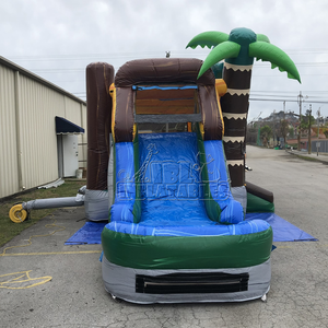 Château gonflable dinosaure avec toboggan, combo T-Rex, directement de l'usine, pour <span class=keywords><strong>location</strong></span> de fêtes d'enfants - Product Image 2
