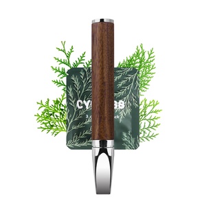 Bâtonnet Inhalateur d'Aromathérapie en Bois de Cyprès Noir en Gros, en Acier Inoxydable avec Débit d'Air Réglable pour la Relaxation, OEM - Product Image 1