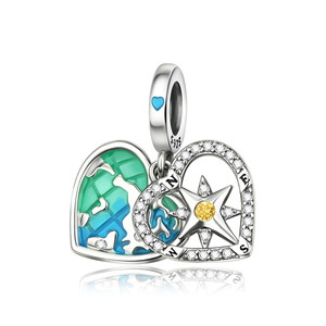 <span class=keywords><strong>Dijes</strong></span> Colgantes de Cobre con Forma de Corazón 'Te Amo' <span class=keywords><strong>para</strong></span> Mujer, Compatibles con <span class=keywords><strong>Pulseras</strong></span> y Collares, Regalo <span class=keywords><strong>para</strong></span> Mamá y Papá - Product Image 3