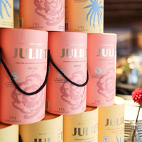 Tube en carton biodégradable personnalisé à chaud, tube cylindrique pour thé, tube en carton pour vin, boîte tube en carton – Vente chaude