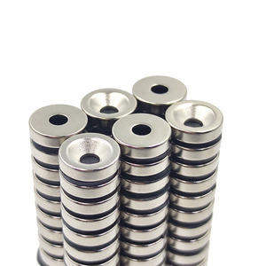 Potentes imanes de neodimio, fuerza magnética fuerte, imán de neodimio redondo con orificio avellanado - Product Image 2