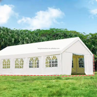 Carpa de Alta Calidad para Eventos, Banquetes, Bodas, Impermeable, Grande, Blanca, Tipo Marquesina