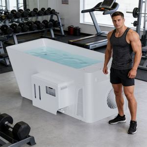 Unidad Enfriadora de Bañera de Inmersión Fría de Grado Comercial de Alta Gama con Control WiFi, Bañera de Hielo Independiente con Ozono para Centros de Bienestar y Gimnasios - Product Image 1