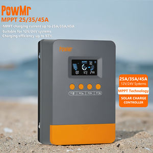 במפעל אבקר ישיר mpppt <span class=keywords><strong>25a</strong></span> 45a בקר מטען סולרי מתאים 12v/24v/24v עופרת חומצה או סוללת ליתיום - Product Image 1