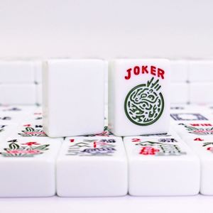 Mahjong occidental juif standard américain 30 mm, 166 tuiles, mélamine haute densité, design compact de voyage, cadeau pour les amateurs de Mahjong - Product Image 2