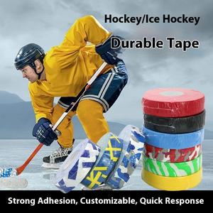 Fábrica-Vendido Antiderrapante Resistente ao Desgaste De Hóquei Em Gelo Fita Esportes Hockeytape Adesivo para Mascaramento - Product Image 4