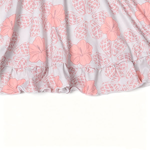 Robe pour filles personnalisée en gros CD-3-2 avec volants et bretelles réglables, nœud au dos, pour bébés et tout-petits - Product Image 6