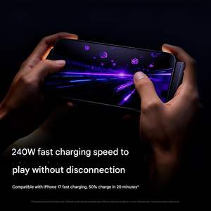 Câble <span class=keywords><strong>de</strong></span> charge invisible 2-en-1 avec support multi-angles réglable Type C, câble <span class=keywords><strong>de</strong></span> charge rapide 240W 5 pieds - Product Image 3