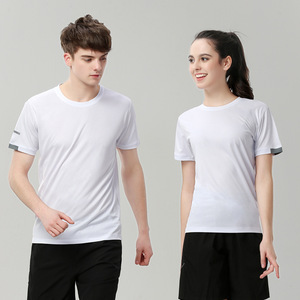 Offre Spéciale 100% polyester t-shirt blanc concepteur LOGO personnalisé respirant séchage rapide sport unisexe t-shirts - Product Image 3