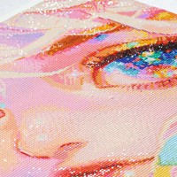 Venta caliente Starlit Girl Art Paintings Diamond Mosaic DIY Diamond Painting Kit Decoración del hogar arte pintura