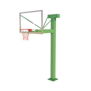 <span class=keywords><strong>Canestro</strong></span> da Basket per Esterni Resistente ed Ecologico per Adulti con Telaio in Acciaio Mobile e Tabellone in Fibra di Vetro per Uso Scolastico o Domestico - Product Image 3