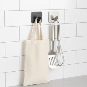 Perekat Baja Tahan Karat Tanpa Bor Tanpa Bekas Kuat Dipasang di Dinding untuk Gantungan Baju di Kamar Mandi dan Dapur. - Product Image 3