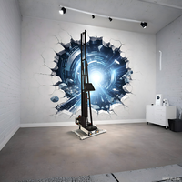 Impresora de Pared y Suelo WaiCai 2026, Máquina Robótica Portátil para Pintar Paredes, Impresora Digital de Inyección de Tinta, 6-15m/h, Impresora de Murales HD Multisuperficie