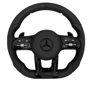 <span class=keywords><strong>Volant</strong></span> de voiture en fibre de carbone personnalisé Mercedes-Benz <span class=keywords><strong>AMG</strong></span> W205 W213 W177 W166 C43 C63 Classe C E63 Cls Gle <span class=keywords><strong>Performance</strong></span> - Product Image 1