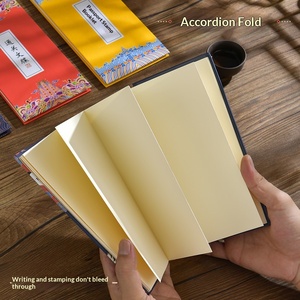 สมุดบันทึกขนาดเล็ก 40 แผ่น <span class=keywords><strong>พับ</strong></span>ได้ ของที่ระลึกการเดินทาง ตราประทับการผ่านพิธีศุลกากร คุณค่าสูง ของขวัญสไตล์จีน - Product Image 3