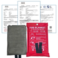 Couverture Chimique Haute Température 1M Ignifuge Certifiée EN1869 HuaRui 100% Fibre de Basalte Naturelle Sans Substances Nocives
