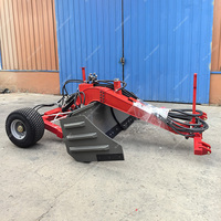 Niveleur de terrain réglable tiré par un tracteur avec guidage laser/GPS, cadre télescopique, machine de nivellement de terrain agricole