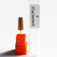 Nouvelle fraise à ongles 2026 pour manucure professionnelle, grande fraise lisse violette F-5XC en carbure de tungstène