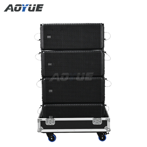 H-30A line array dual 10 inch neodymium active outdoor Pa speaker dj professional active dsp stage speakers - Product Image 3