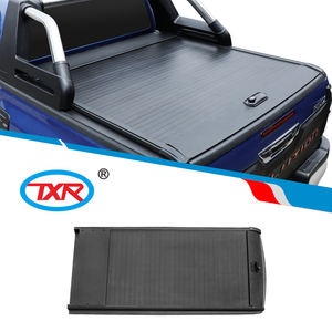 Accesorios para automóviles Calidad Aleación de aluminio Tapa de rodillo negro TXR Factory Pickup Cubierta <span class=keywords><strong>trasera</strong></span> tonneau cubierta para <span class=keywords><strong>Toyota</strong></span> <span class=keywords><strong>Hilux</strong></span> 2015- - Product Image 3